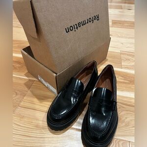 Brand new in box - Reformation chunky Agathea loafers 5.5